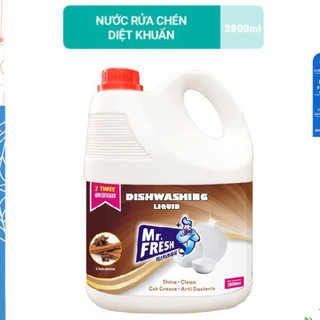 Nước rửa chén Mr.Fresh Hàn Quốc 3.8L hương quế
