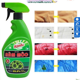 Nước tẩy nấm mốc dùng cho quần áo và đồ dùng nhà cửa đa năng đầu Hando 500ml