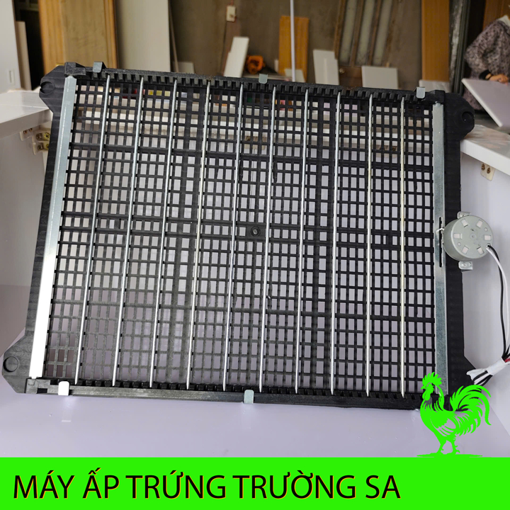 Khay đảo trứng  + Khay đảo lăn 60 trứng + Kết nối với máy ấp đảo tự động