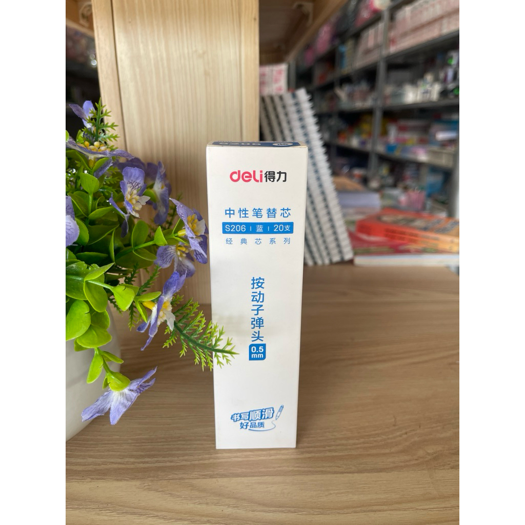 Ngòi bút Deli mực Xanh (hộp 20 cái )