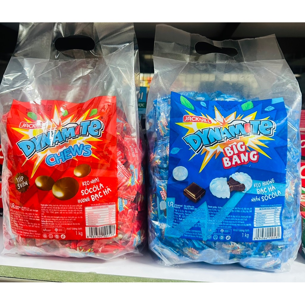 1kg Kẹo BIG BANG - Kẹo 3 Viên Dynamite