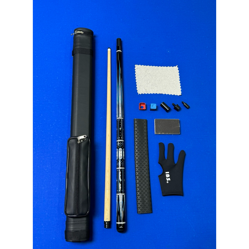 Combo Cơ Bida 2in1, Phíp XTC, kính trợ lực, đầu cơ R nhập.