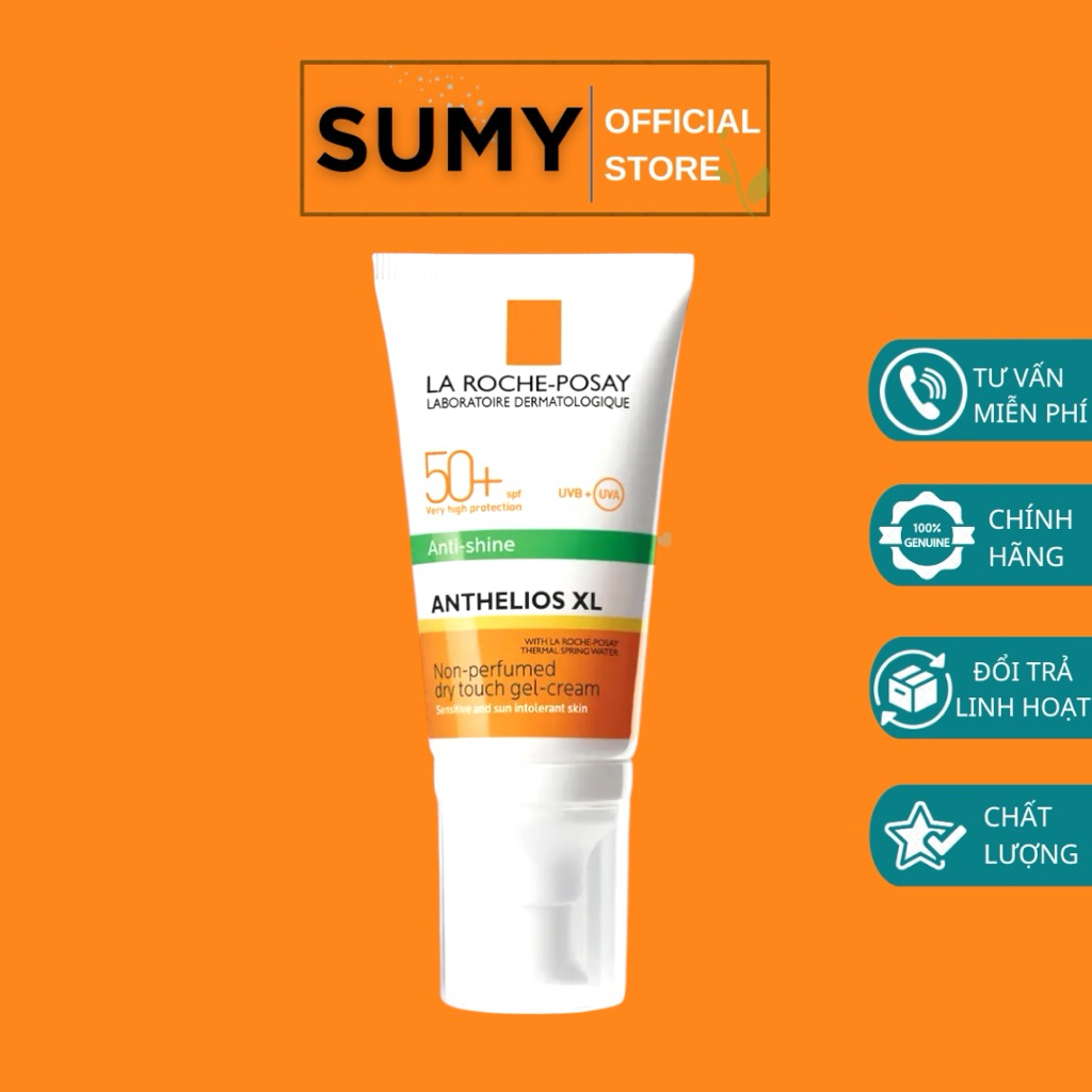  Kem Chống Nắng La Roche Posay Phổ Rộng Nâng Tông Kiềm Dầu 50ml Anthelios XL SPF 50+ PA++++ - SUMY 