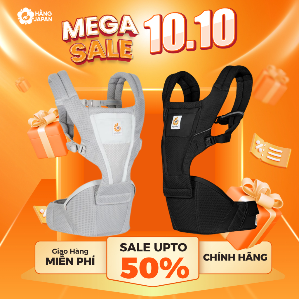 Địu Em Bé ERGOBABY ALTA HIP SEAT Cao Cấp Thoáng Mát Cho Bé Từ 4 Đến 48 Tháng Tuổi