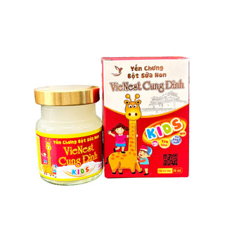 YẾN CHƯNG SỮA NON VIENEST CUNG ĐÌNH KIDS 70ML - HỖ TRỢ TĂNG ĐỀ KHÁNG, ĂN NGON, TIÊU HÓA TỐT