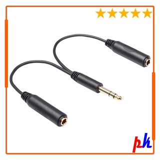 Jack chia 6.5 ra 2 cổng 6.5