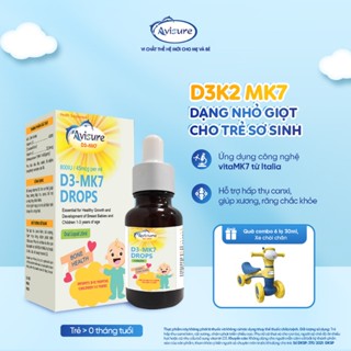 TPBVSK D3 K2 Cho Bé Avisure D3MK7 Hỗ Trợ Tăng Hấp Thụ Canxi 15ml