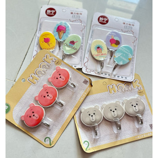 Combor 3 Móc Dán Tường Hook Nhiều Hình Siêu Xinh
