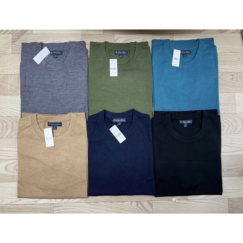 Áo Len Merino Brooks Brothers Ultimate Wool Crewneck – 100% Merino, Lịch Lãm & Cao Cấp