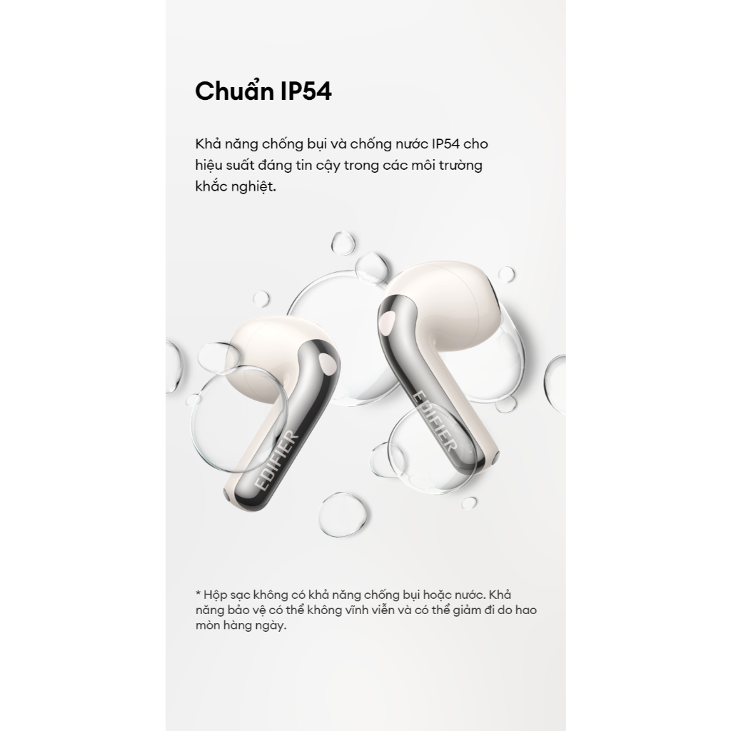 Tai Nghe Bluetooth EDIFIER EVOBUDS/EVOBUDS PRO | Chống Ồn Chủ Động | Tới 35H Sử Dụng | Bluetooth 6.1 | Bảo Hành 15 Tháng | BigBuy360 - bigbuy360.vn