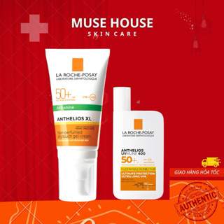  Kem Chống Nắng La Roche Posay Anthelios Anti Shine Gel Cream XL Da Dầu Nhạy Cảm Uv Mune 400 Fluid 50ml - Muse House 