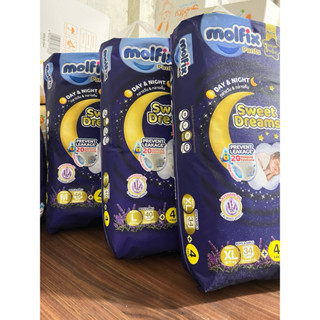 Tã/bỉm quần Molfix  [ NGÀY ĐÊM ]gói cực đại tiết kiệm giá tốt đủ size /M76/L68/XL62/XXL56