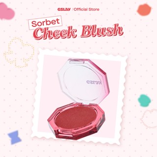 [LIVE] Má Hồng Kem Hoá Phấn GSLAY Sorbet Cheek Blush thuần chay mịn lì và nhũ dễ tán bền màu (5gr)