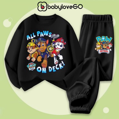 Bộ thu đông dài tay cho bé BabyloveGO đồ bộ thun cotton mềm mịn thoáng mát BD-PP26-16