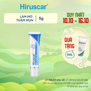 Gel làm mờ sẹo mụn và thâm mụn Hiruscar Post Acne 5g