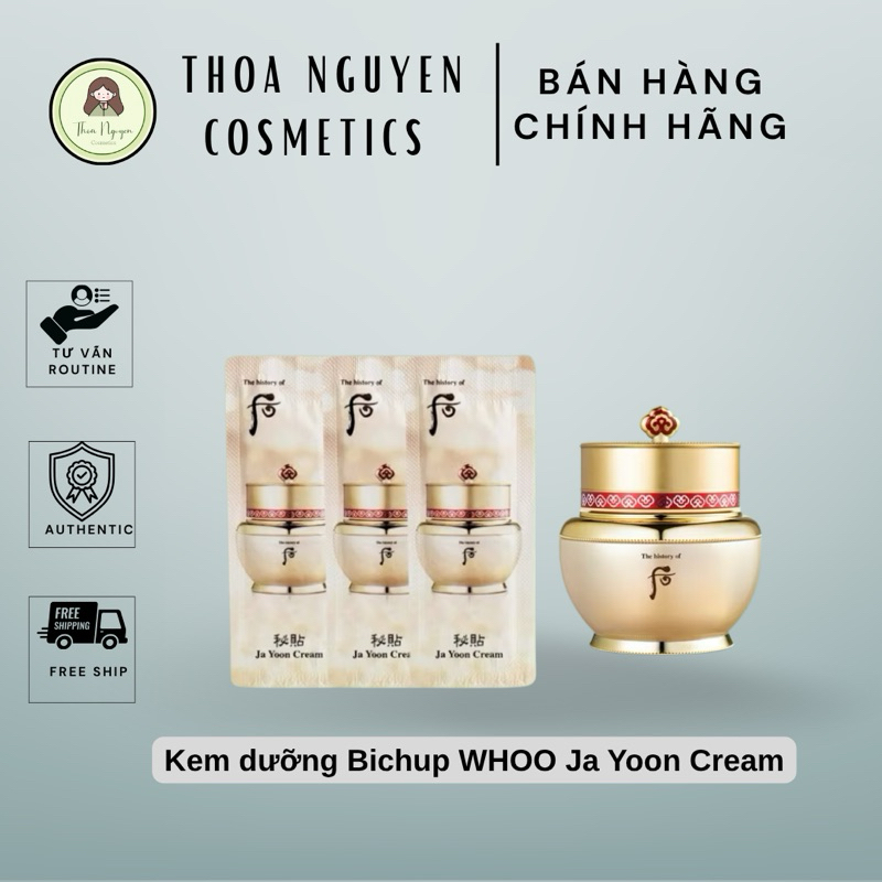 Kem dưỡng Bichup WHOO Ja Yoon Cream