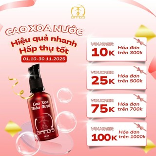  Cao Xoa Bóp Thảo Dược GIANG'S   Đỏ 50ml   - Hỗ trợ cải thiện các vấn đề về cơ xương khớp 