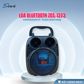  Loa Bluetooth ZQS-1373 - Loa mini có đèn LED nhỏ gọn âm thanh mạnh mẽ dễ dàng mang theo mọi nơi 