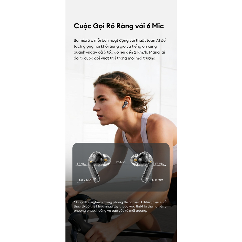 Tai Nghe Bluetooth Không Dây Nhét Tai EDIFIER EVOBUDS PRO - Âm Thanh Chi Tiết - Version Bluetooth 6.0 -15 Tháng Bảo Hành | BigBuy360 - bigbuy360.vn