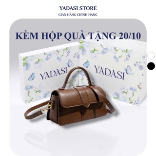 Túi xách nữ đeo chéo thiết kế kèm quai xách trần trơn kiểu dáng Basic YADASI STORE TX15