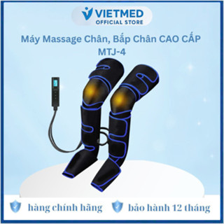 Máy Massage Chân Bắp Chân Đầu Gối MTJ-4 | Áp Suất Khí Nén Mạnh | Nhiệt Trị Liệu 3 Mức | Hỗ Trợ Suy Giãn Tĩnh Mạch