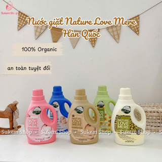  Nước Giặt Xả Nature Love Mere Thuần Chay Original Dịu Nhẹ Kháng Khuẩn An Toàn Cho Bé 