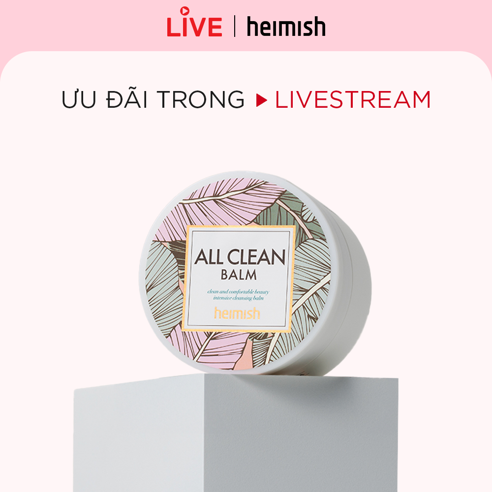 [KOL] Sáp tẩy trang thuần chay heimish All Clean Balm 120ml