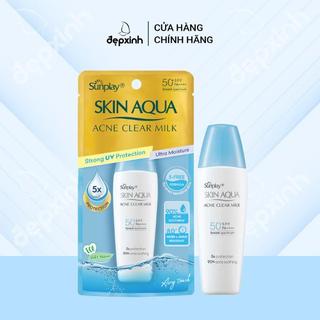 Sữa chống nắng cho da mụn Sunplay Skin Aqua Acne Clear SPF 50 PA++++ 25g 