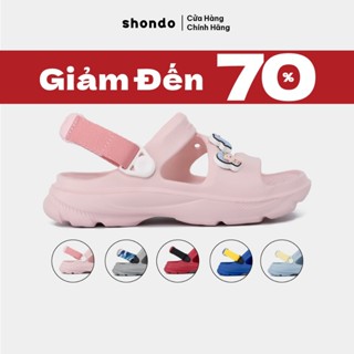 Giày Sandal Bé Trai Bé Gái FX Chất Nhựa Đúc Cao Cấp Chống Trơn Trượt, Không Thấm Nước Shondo Nhiều Màu