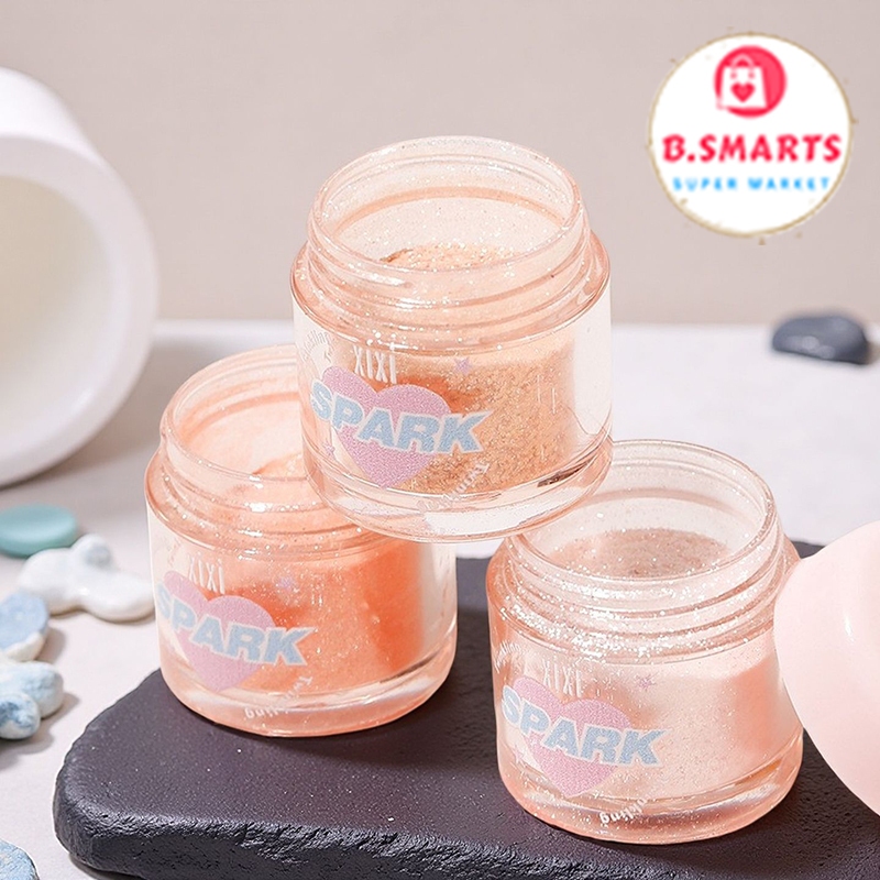 Bột Nhũ Kim Tuyến XIXI Highlight 3 Màu Siêu Mịn Bắt Sáng Da, Phấn Bắt Sáng Highlight Lấp Lánh