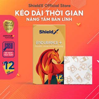 Bao Cao Su ShieldX Endurance+ Kéo Dài Thời Gian Yêu - Hộp 12 Cái