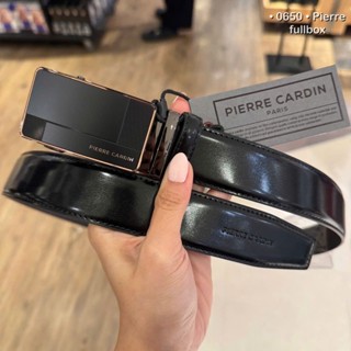    sẵn  Thắt lưng dây nịt da nam mặt kéo trượt Pierre Cardin 