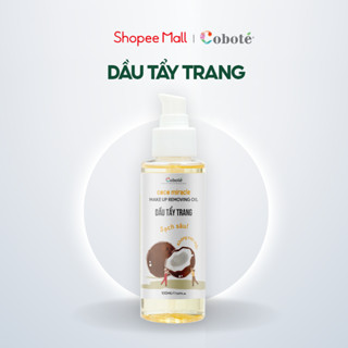  Dầu Tẩy Trang Cuốn Trôi Bụi Bẩn Sạch Sâu Không Cay Mắt Coboté 100ml 