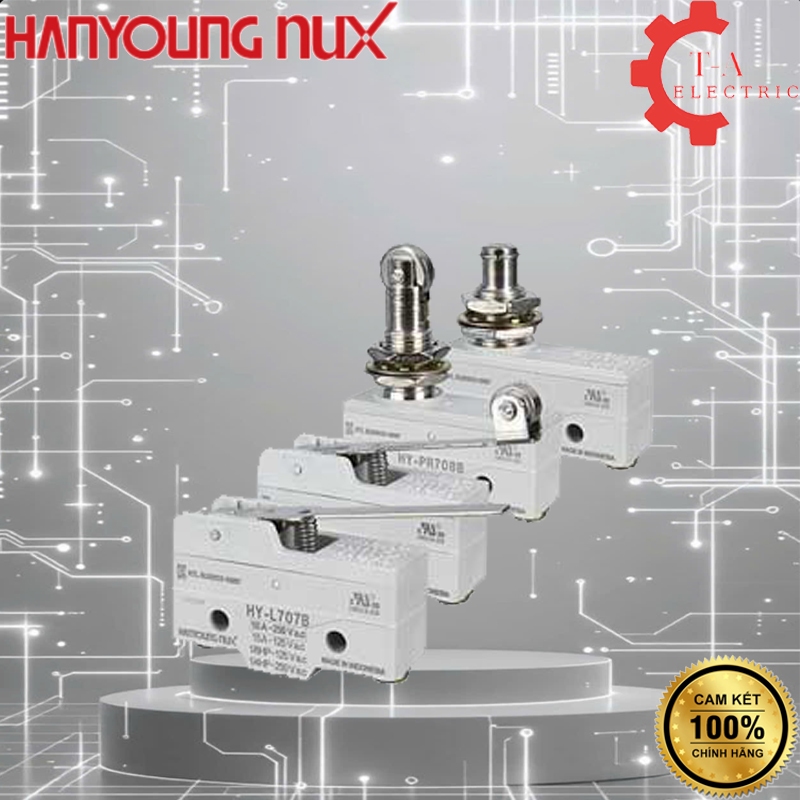Công tắc hành trình nhỏ, công tắc hành trình P700 -Hanyoung- HY-L707A, HY-L707B, HY-L707C, HY-L707D