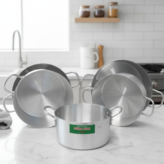 Nồi nhôm đúc loại dày, hàng tại xưởng nhiều size 22-24-26-28-30cm - Phương Trang