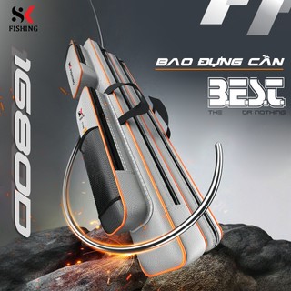  Túi Đựng Cần Câu Tay SK FISHING vải 1680D Siêu Bền 2 ngăn và 3 ngăn BEST or nothing 