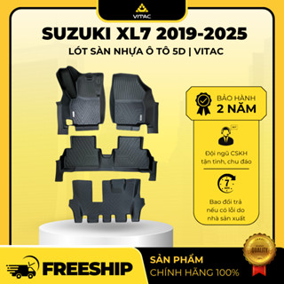 Lót sàn nhựa ô tô 5D tràn viền đúc khuôn SUZUKI XL7 2021-2025 | Nhựa TPV cao cấp - VITAC