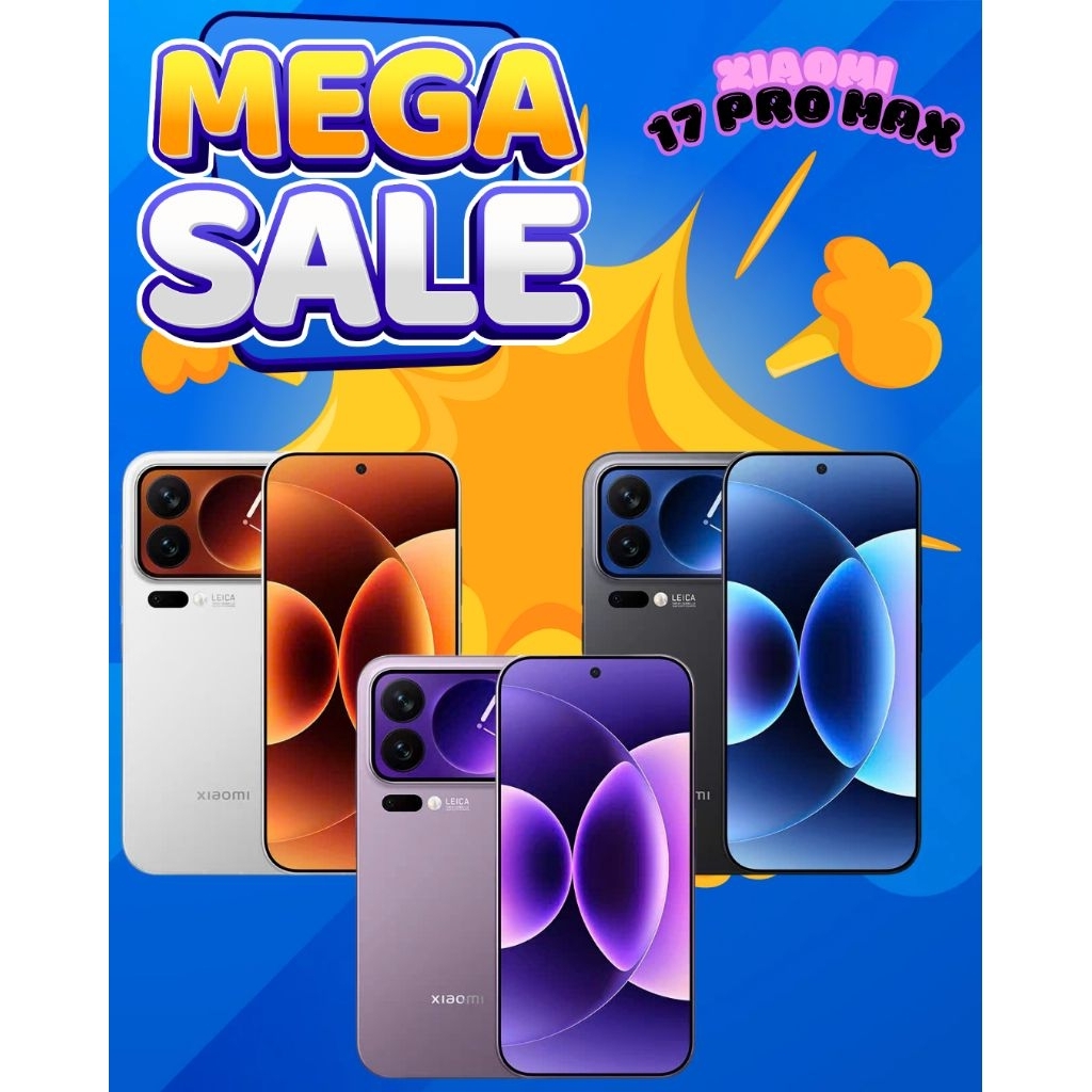 Điện thoại di động Xiaomi 17 Pro Max ( Snapdragon 8 Elite gen 5 - pin 7500mah ) hàng nguyên seal mới