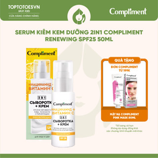 [HÀNG NHẬP KHẨU] Serum kiêm kem dưỡng 2in1 tái tạo, làm sáng, trẻ hóa da Compliment Renewing SPF25 50ml