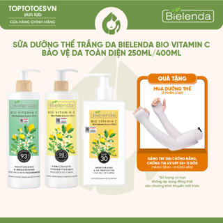 [HÀNG NHẬP KHẨU] Sữa dưỡng thể trắng da Bielenda Bio Vitamin C bảo vệ da toàn diện 250ml/400ml