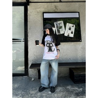 Quần JEAN BASIC SUÔNG Unisex N7 Oversize Nam Nữ phong cách Hàn Quốc Ullzang thời trang đường phố