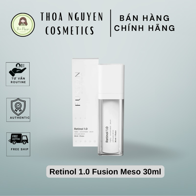 [CTY] Retinol 1.0 Fusion Meso 30ml | Giảm mụn, giảm nám sạm, chống lão hoá