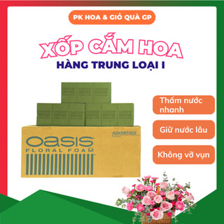 Xốp Cắm Hoa Tươi Oasis Loại 1 Nhập Khẩu Từ Trung Quốc Thùng 20 Viên Xốp Màu Xanh Không Vỡ Vụn 