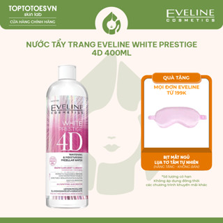 [HÀNG NHẬP KHẨU] Nước tẩy trang làm sạch, dưỡng trắng da Eveline White Prestige 4D 400ml