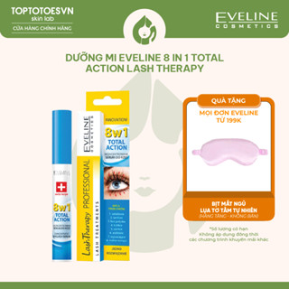 [HÀNG NHẬP KHẨU] Dưỡng làm dày và dài mi Eveline 8 In 1 Total Action Lash Therapy
