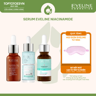 [HÀNG NHẬP KHẨU] Serum giảm mụn, mờ thâm, thu nhỏ lỗ chân lông Eveline 10% Niacinamide Glycol / Face Therapy 18ml/30ml