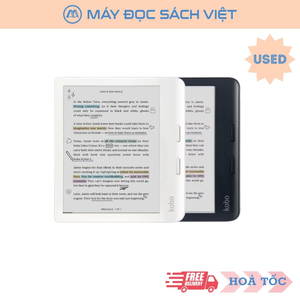 Máy đọc sách Kobo Libra Colour | máy qua sử dụng
