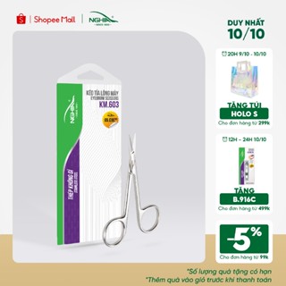 Kéo Cắt Tỉa Lông Mày Thép Không Gỉ KỀM NGHĨA Cao Cấp KM.603 (Mũi Thẳng Nhọn)
