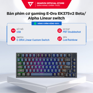  Bàn phím cơ có dây EDRA EK375v2 - Alpha  Btea Linear Switch 