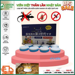  Thuốc Diệt Thằn Lằn Sinh Học Nhật Bản – Trị Kiến Gián Hiệu Quả Hộp 8 Viên Có Miếng Dán Tiện Lợi 